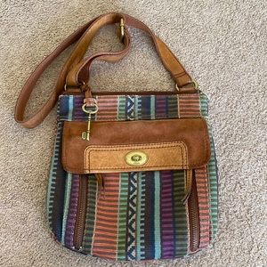 Rare Fossil canvas purse